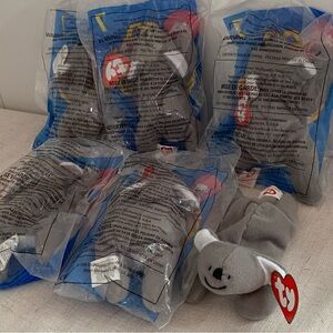 Mel the Koala Bear Ty Teenie Beanies Babies  LOT 6 McDonald’s Happy Meal Toy 90s